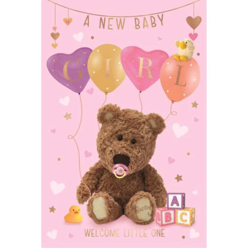 Picture of A NEW BABY GIRL CARD